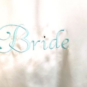 3/$20 Satin bride robe